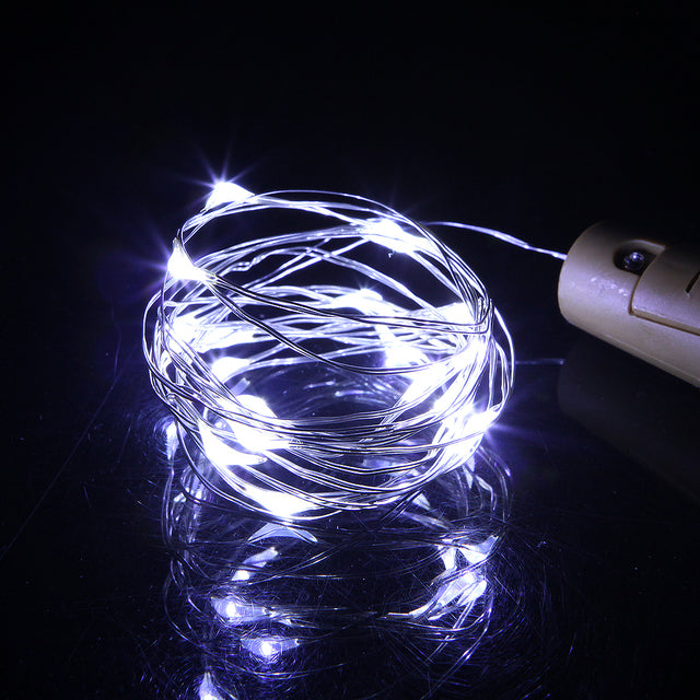 LED Wine Bottle Lights with Cork