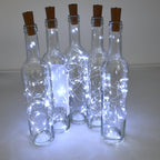 LED Wine Bottle Lights with Cork